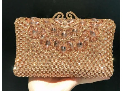 Luxury Crystal Clutch Τσάντα