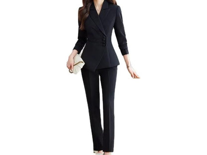 Κομψό Σετ Blazer με Παντελόνι