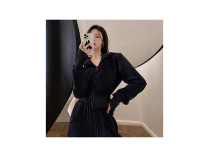 Σετ Lounge Cropped Ζακέτα & Παντελόνι