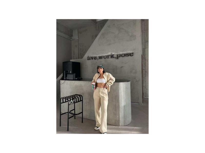 Σετ Lounge Cropped Ζακέτα & Παντελόνι