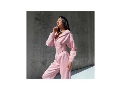 Σετ Lounge Εφαρμοστή Ζακέτα & Παντελόνι