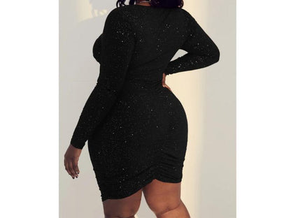 Σετ Mini Φούστα Με Cut Out Και Glitter