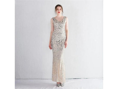 Maxi Φόρεμα Mermaid Με Παγιέτες