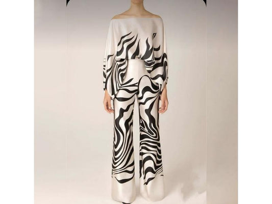 Σετ Παντελόνα Με Zebra Print