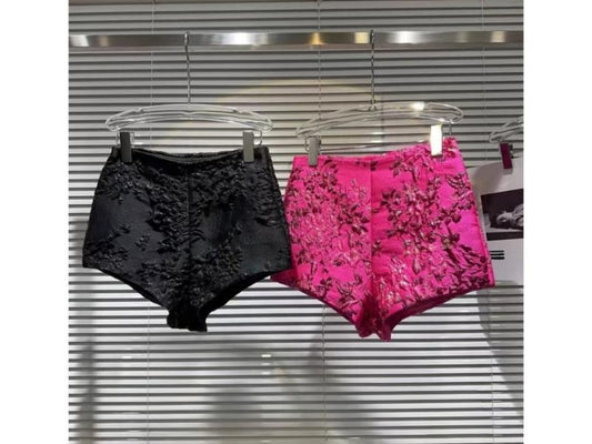 Σορτσάκι Floral Glam Υψηλής Μέσης