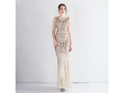 Maxi Φόρεμα Mermaid Με Παγιέτες