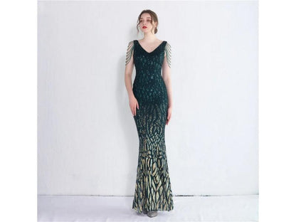 Maxi Φόρεμα Mermaid Με Παγιέτες