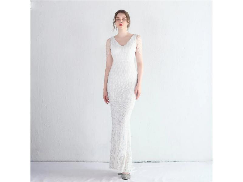 Maxi Φόρεμα Mermaid Με Παγιέτες