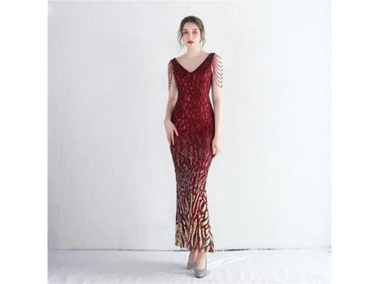 Maxi Φόρεμα Mermaid Με Παγιέτες